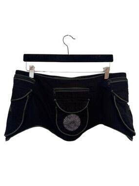 Avatar Black Green Utility Belt Bag Cotton Festival Rave Ren Faire Fanny Pack